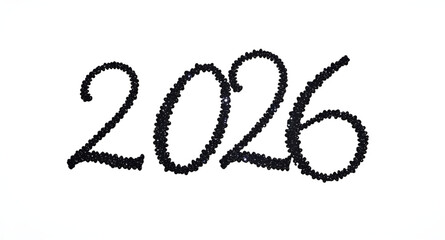 2026, silhouette, new, year, minimal, bold, modern, artistic, graphic, vector, outline, shadow, cutout, profile, form, shape, dark, stylish, formal, celebration, festive, design, decorative, creative,