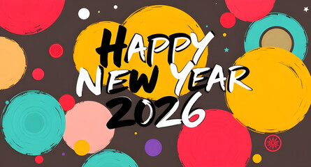 new, year, 2026, greeting, card, season, holiday, festival, wish, message, fireworks, sparkles, glitter, gold, silver, elegant, luxury, shine, celebration, confetti, bold, creative, graphic, poster, b