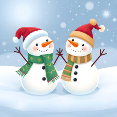 snowman snowy poster, winter backdrop art, christmas digital card, seasonal snowy hill, snow glitter wallpaper, frosty ice background, winter minimal wallpaper, snowman woodland art, peaceful winter e