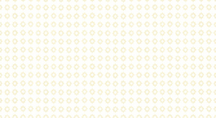 Fototapeta premium Delicate light yellow floral pattern with subtle variations across a white background creating a soft texture