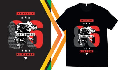 Fototapete Positive Typografie Urban style graphic design abstract illustration for t shirt, hoodie, typography t shirt design, authentic urban style streetwear design.  © MDHasan