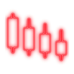 Red Bearish Candles for Sell Signals, Risk Controls, and Market Stress Testing UI