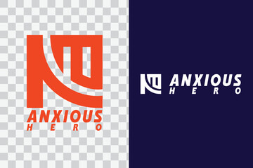 Bold Modern &ldquo;Anxious Hero&rdquo; Logo Design