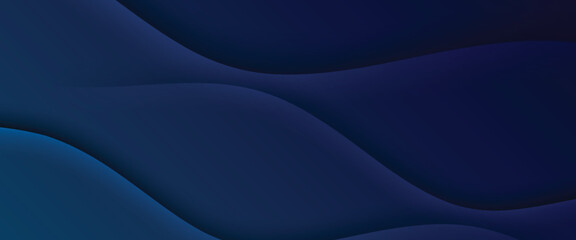 Abstract blue background poster with dynamic. technology network Vector illustration. abstract dark blue background. blue wave background.