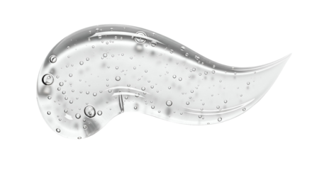 Clear Gel Texture with Bubbles - Cosmetic, Science, Medical