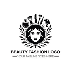 Beauty Fashion Salon Logo Design