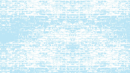 White and Blue Brick Wall Background.