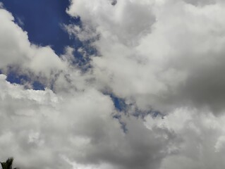 blue sky with clouds
