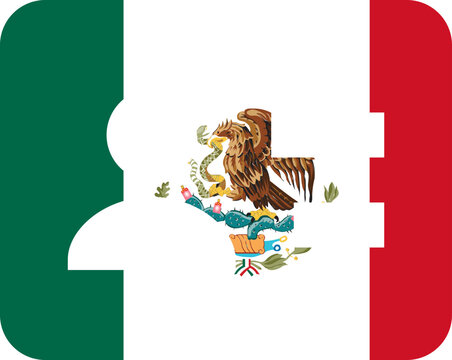 User  Id Card  In  Mexico Flag Icon