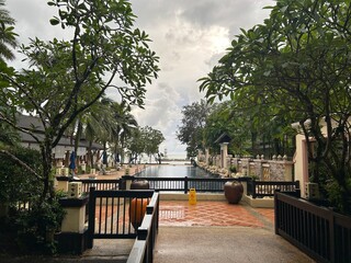 park bench in the park
