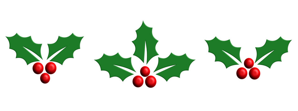 red tulips on white background, Merry Christmas and Happy New Year greeting cards. Vector illustration templates for holiday greeting card