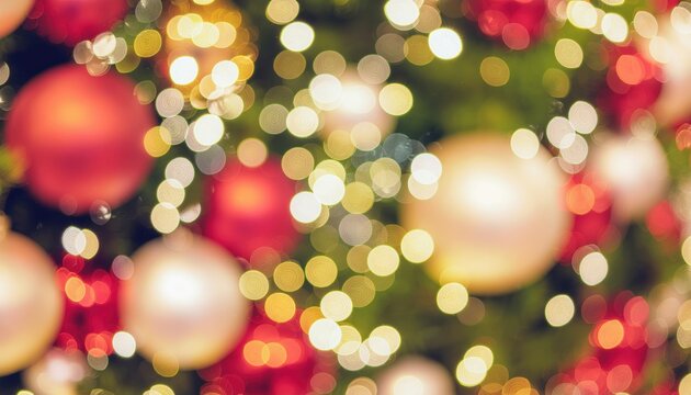 Joyful christmas celebration festive home decor holiday cheer indoor setting close-up view colorful ornaments and bokeh lights creating a magical atmosphere for the season