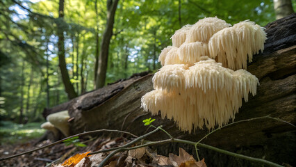 mushrooms in the forest