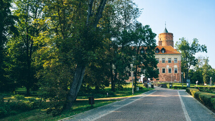 Historic Castle in Uniejow, Poland.