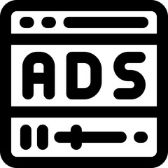 video line icon. Clean and minimalist vector icon for websites, mobile apps, presentations, and logos. Fully scalable and customizable for any project.