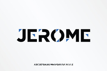 Fototapeta premium Display alphabet font vector design suitable for headline, poster, logo, magazine and many more