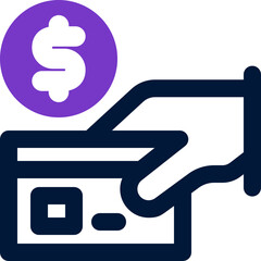 payment duotone icon. Sleek and modern vector icon for websites, mobile apps, marketing materials, and corporate design. Fully scalable and ready to use.