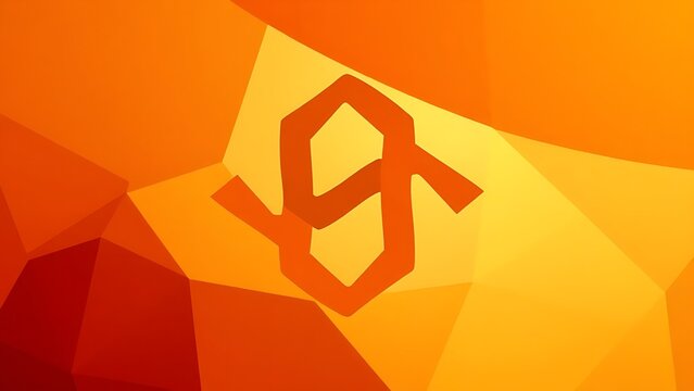 esprit. An abstract composition of interlocking geometric shapes in warm tones, symbolizing unity and cooperation. event key visuals, club posters, designed for fitness apps and gym onboarding.