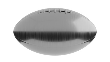 3D Render a football is shown on a white background