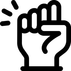 motivation line icon. Clean and minimalist vector icon for websites, mobile apps, presentations, and logos. Fully scalable and customizable for any project.