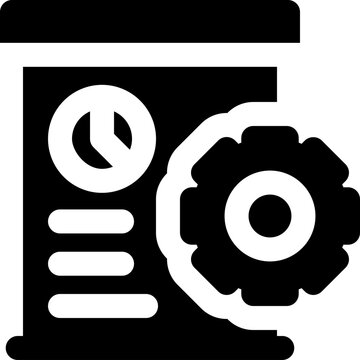program glyph icon. Strong and solid vector icon for websites, mobile interfaces, presentations, and visual branding. High quality and easy to edit.