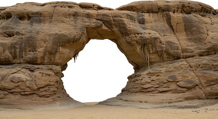 Dramatic Desert Rock Arch Formation Natural Wonder Landscape Photography