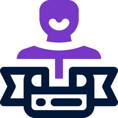 best employee duotone icon. Sleek and modern vector icon for websites, mobile apps, marketing materials, and corporate design. Fully scalable and ready to use.