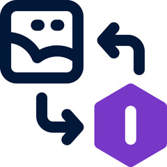 photo duotone icon. Sleek and modern vector icon for websites, mobile apps, marketing materials, and corporate design. Fully scalable and ready to use.