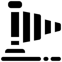 flag glyph icon. Strong and solid vector icon for websites, mobile interfaces, presentations, and visual branding. High quality and easy to edit.