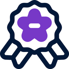 award duotone icon. Sleek and modern vector icon for websites, mobile apps, marketing materials, and corporate design. Fully scalable and ready to use.