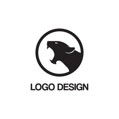 panther logo design template