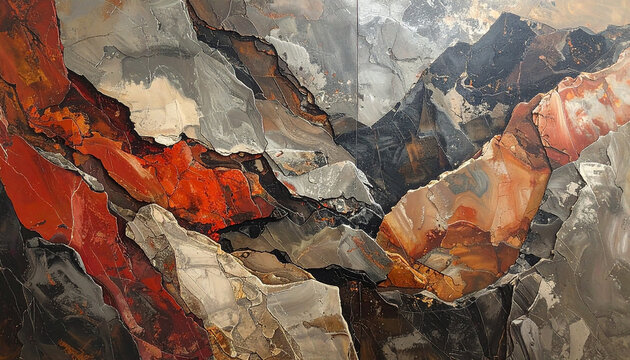 Dramatic Dark Black Stone Texture with Spotlight, Natural Slate Rock for Minimalist Luxury Design Concept