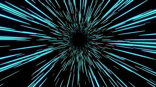 fractal burst background video of hyper space
