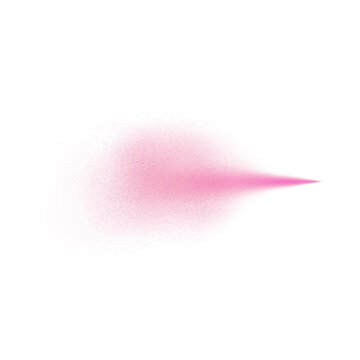 Pink spray mist with glitter particles fashion shimmer freshener with haze png