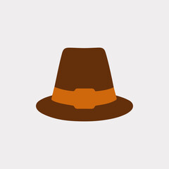 A Thanksgiving vector object illustration hat