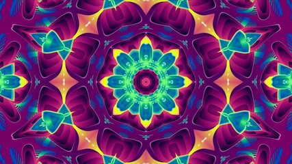 Abstract Digital Mandala Geometry Multicolor Kaleidoscope Flower Loop 4K
An abstract digital mandala with multicolor geometric flower elements forming a mesmerizing kaleidoscope loop. - Powered by Adobe