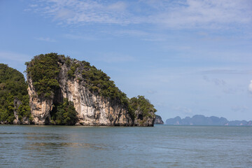 Mountains and sea on a clear day