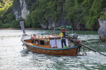 Villagers go out to fish