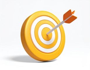 Orange arrow strikes gold bullseye