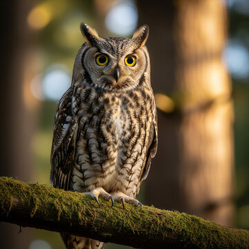 Owl in tree