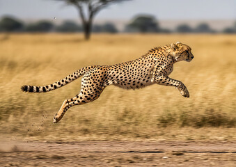 A cheetah with speed mode.
