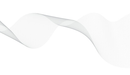 Abstract wave element for design. Digital frequency track equalizer. Stylized line art background. Vector