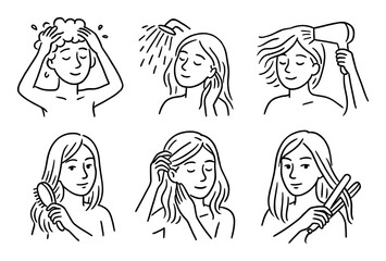 Hair Care Icons