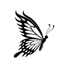 Grateful Butterfly Clip Art Vector Design