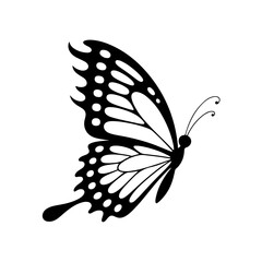 Grateful Butterfly Clip Art Vector Design