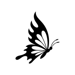 Grateful Butterfly Clip Art Vector Design