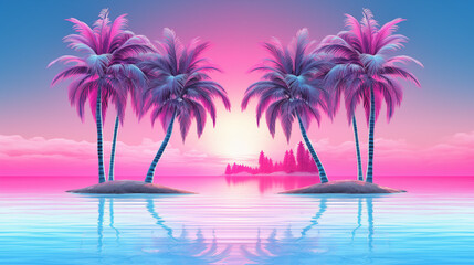 Dreamy Purple Sunset