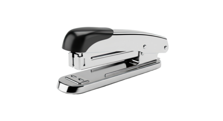 Professional Metal Stapler Office Tool on Isolated transparent background