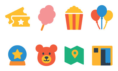 Amusement Park Icons