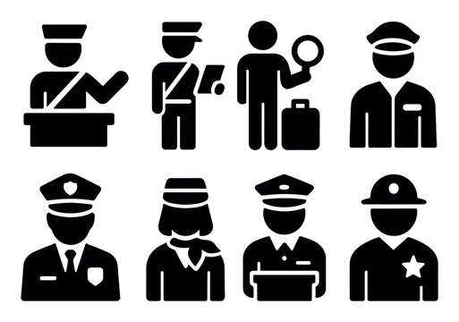 Airport Staff Icons